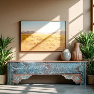 Burma Bench Teal Colour