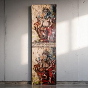 Old Wood Wall Panel (Ganesh)
