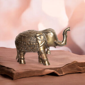 Carved Elephant in Old Finish
