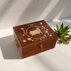 Wooden Make-Up Box