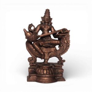 Goddess Saraswati Seated on Swan